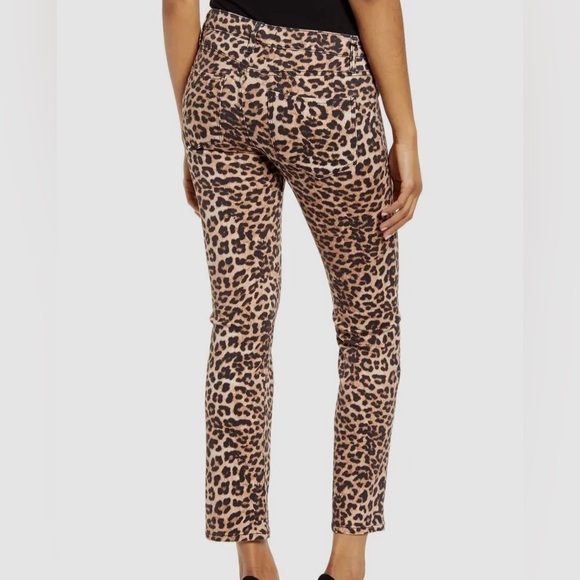 Hudson Jeans Leopard Nico Cigarette Slim Jeans, sz 26 - Picture 2 of 15
